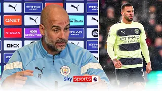 "He cannot do it" 👀 | Guardiola on Walker adapting to inverted fullback role in new formation