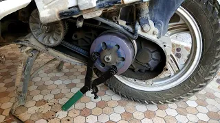 Scooty Drive Belt change at home Full process