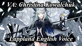 Lappland English Dub Voice Lines! All Voice Lines (E2+ Max Trust) [Arknights]