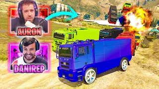 SE UNEN TODOS CONTRA MI PARA GANARME!! CON AURONPLAY Y AMIGOS! - GTA V ONLINE