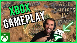 AoE4 Xbox Gameplay 🎮 FIRST 1v1 Controller Match!