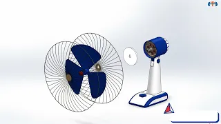 Motion Electric Table Fan - Mô Phỏng Cách Hoạt Động Của Máy Quạt Điện Để Bàn