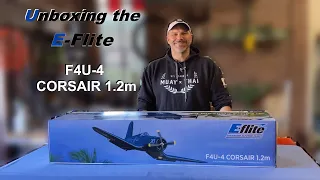 E-Flite F4U-4 Corsair Unboxing