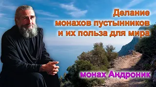 Делание монахов пустынников и их польза для мира | Монах Андроник | Афон