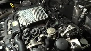 Mercedes-Benz E350  How to change a single fuel injector  part 1.avi