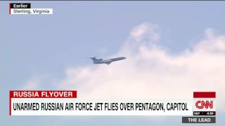 Unarmed Russian jet flies over US Capitol, Pentagon