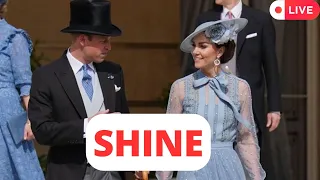 KATE MIDDLETON'S STUNNING SHEER GOWN STEALS THE SHOW AT BUCKINGHAM PALACE GARDEN PARTY