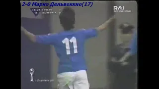 QWC 2002 Italy vs. Romania 3-0 (07.10.2000)