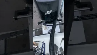 Inboard motor to outboard motor conversion