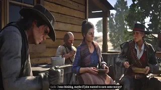 Red Dead Redemption 2 - The Gang Reunion Cutscene & John Marston Says His Son Is A Wimp