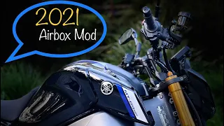 2021 Yamaha MT09 SP - Airbox Mods + DNA Filter install and Tank Removal