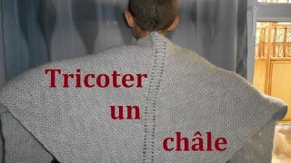 tricoter un châle facile