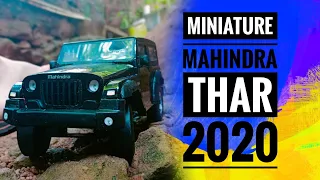 DIY MINIATURE MAHINDRA THAR | 2020 MODEL | MINIATURE THAR | MAKING FULL VIDEO | KL_10_MINIATURES
