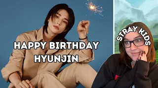 HAPPY BIRTHDAY HYUNJIN!! | long for you, hey you, Milan vlog+Taste, Mirotic, Psycho Fancams Reaction