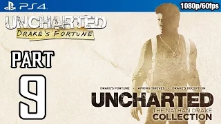 Uncharted: Drake's Fortune (PS4) Walkthrough PART 9 @ 1080p (60fps) HD ✔ No Commentary Gameplay