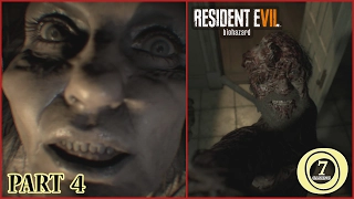 RESIDENT EVIL 7 /Walkthrough Gameplay /Part 4 - Hidding from Immortal Jack & Marguerite (RE7)