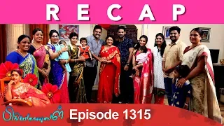 RECAP : Priyamanaval Episode 1315, 11/05/19