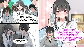 [Manga Dub] The pretty girl at school is fed up by her over-protective groupies, so I saved her...