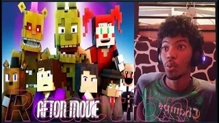 "AFTON - Full Movie" FNAF Minecraft Music Video Series | 3A Display | Reaction