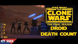 Star Wars The Clone Wars Season 7 Battle Droid Death Count