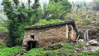 Nepali Mountain Village Life | Rainy Day | Most Peaceful And Relaxing Mountain Village Lifestyle