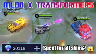 COLLECTING ALL SKINS AND EFFECTS IN MLBB X TRANSFORMERS EVENTS | WOLF XOTIC | MLBB