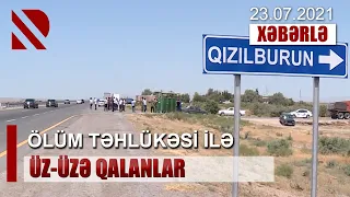 ÖLÜM TƏHLÜKƏSİ İLƏ ÜZ ÜZƏ QALAN HACIQABUL SAKİNLƏRİ VƏ QARABAĞ KÖÇKÜNLƏRİ