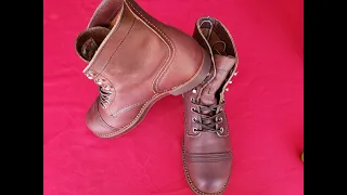 Cleaning and Conditioning Red Wing Iron Ranger Copper Rough and Tough Boots