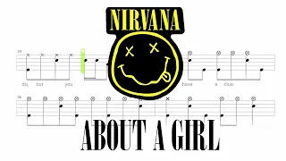 NIrvana - About A Girl (🔴 Drum Notation | Tutorial) @chamisdrums Bass Tabs on @ChamisBass