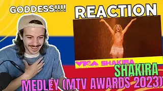Reacción 🇨🇴 Shakira VMAS 2023 MTV Medley REACTION Hips Don't Lie, Whenever Wherever & More! SUBTL