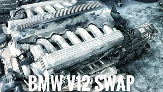 BMW V12 Engine Swap: part 1