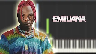 CKay - Emiliana | Instrumental Piano Tutorial / Partitura / Karaoke / MIDI
