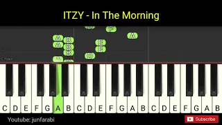 ITZY - In The Morning - piano easy right hand