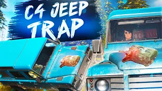 C4 Jeep Trap Trolling in Warzone