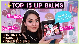 Top 15 LIP BALMS Available In INDIA Starting Rs. 35/- 😍 *best & affordable* Lip Balms For Winter