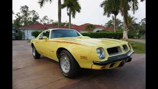 1 of 58!  This Ultra Rare 1974 Pontiac SD 455 Formula Firebird is The Last Real Muscle Car