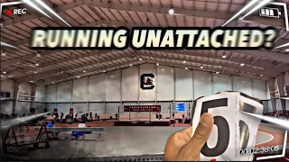 FIRST TIME RUNNING UNATTACHED AT MY SEASON OPENER TRACK VLOG! (MUST WATCH)