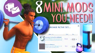 8 Mini Mods You Need + LINKS!! // SIMS 4 MODS
