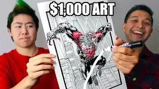 FIXING $1000 ART BY ZHC! (for a good cause!)