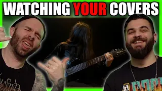 Reacting To YOUR Archspire & Carcosa Guitar Covers 🤘