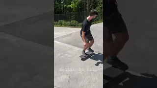 Nollie BS Flip on bank