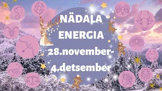 ⚡️ Nädala Energia ⚡️ ❄️ 28.november-4.detsember ❄️ - 🔮 12 Tähemärki 🔮