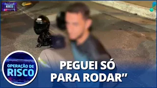 Moto dublê? Suspeito é surpreendido pela polícia