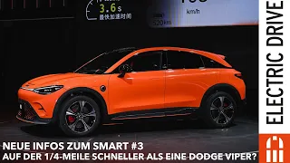 Weitere Infos zum smart #3 - Europapremiere auf der IAA 2023 | Electric Drive News