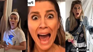 SCARE CAM Priceless Reactions😂#102 / Impossible Not To Laugh🤣🤣