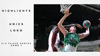 UNICS vs Lokomotiv Kuban Highlights 3rd Place Series Game 1 | Season 2021-22