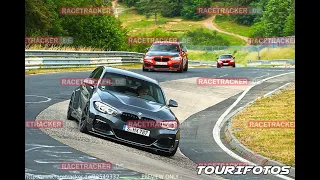 Nordschleife BMW M140i Widebody 295 AR1 square vs 265 square FZ201  light+Wing