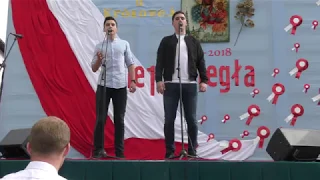Śpiewająca Rodzina Kaczmarek - Koncert plenerowy ( próba) w Oszmianie  (Białoruś)