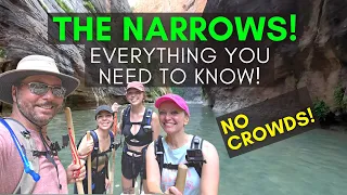 BEST HIKE YET in ZION!  The NARROWS! (Zion National Park Part 2)