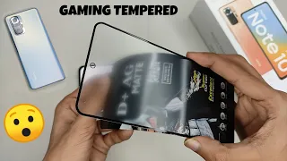 Best Gaming MATTE TEMPERED For Redmi Note 10 Pro/ Pro Max | Redmi Note 10 Pro Tempered Glass